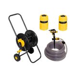 Suporte Enrolador C/rodas + Mang 20m Vonder + Irrig Setorial