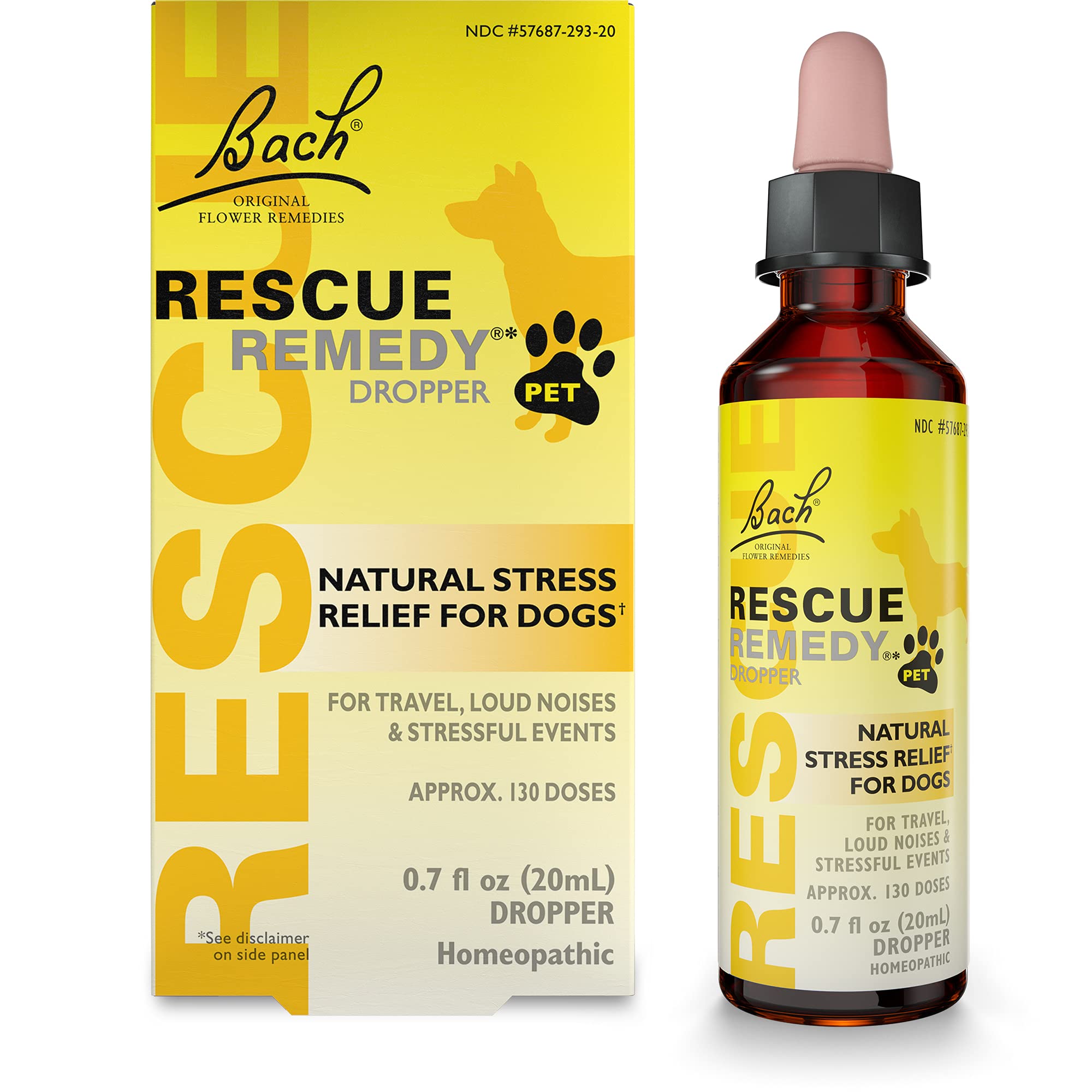 Calming Drops Rescue Remedy Pet Para Cães 20ml