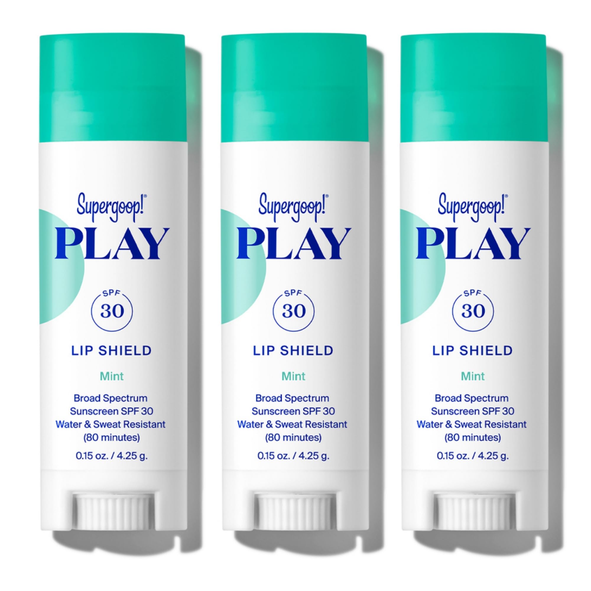 Bálsamo Labial Supergoop! Play Lip Shield Spf 30 Com Pacote Mint 3