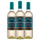 Kit 3 Garrafas Vinho Branco Concha Y Toro Reservado Pedro Jimenez Chardonnay 750ml