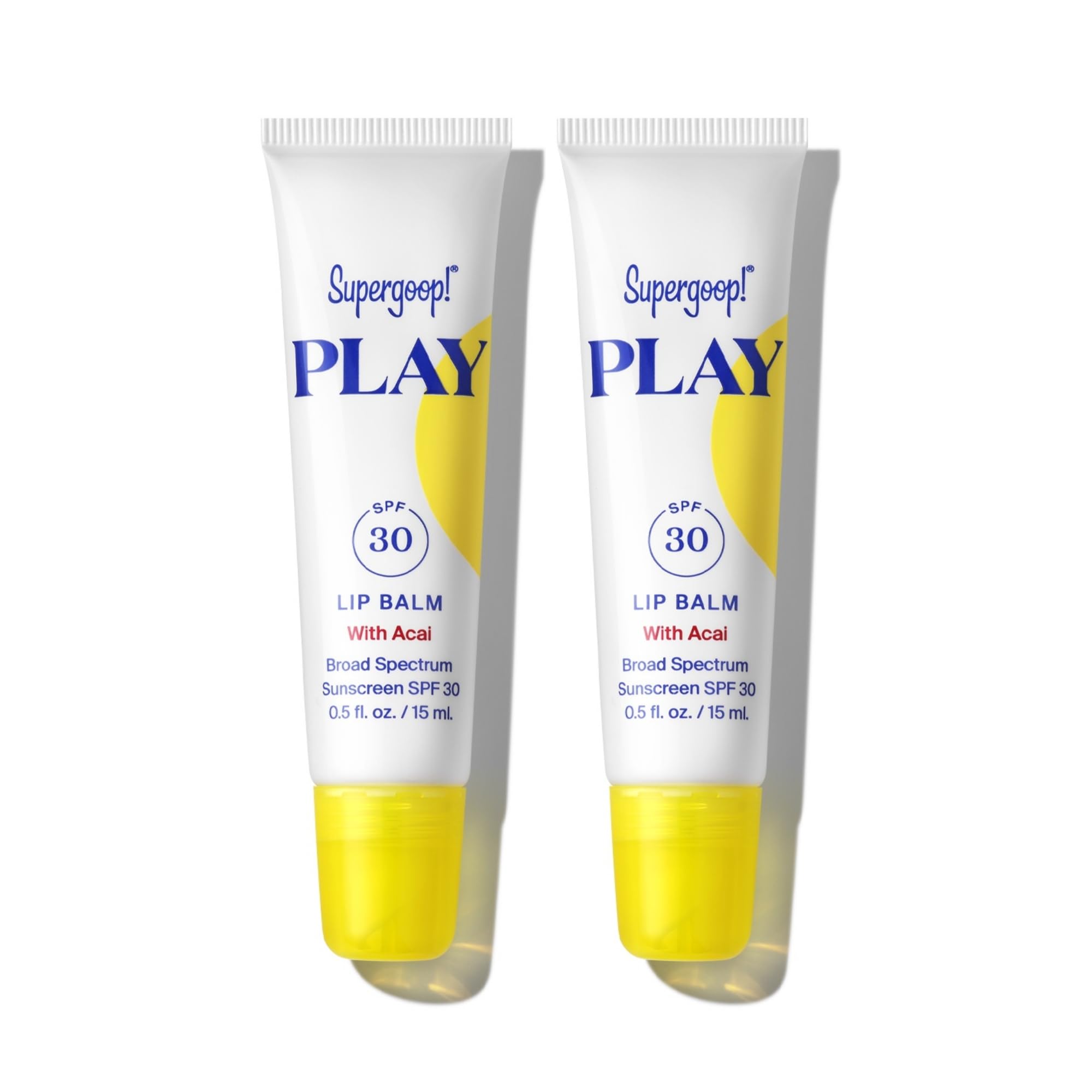 Bálsamo Labial Supergoop! Brinque Com Açaí Spf 30 Pa+++ 15ml (x2)