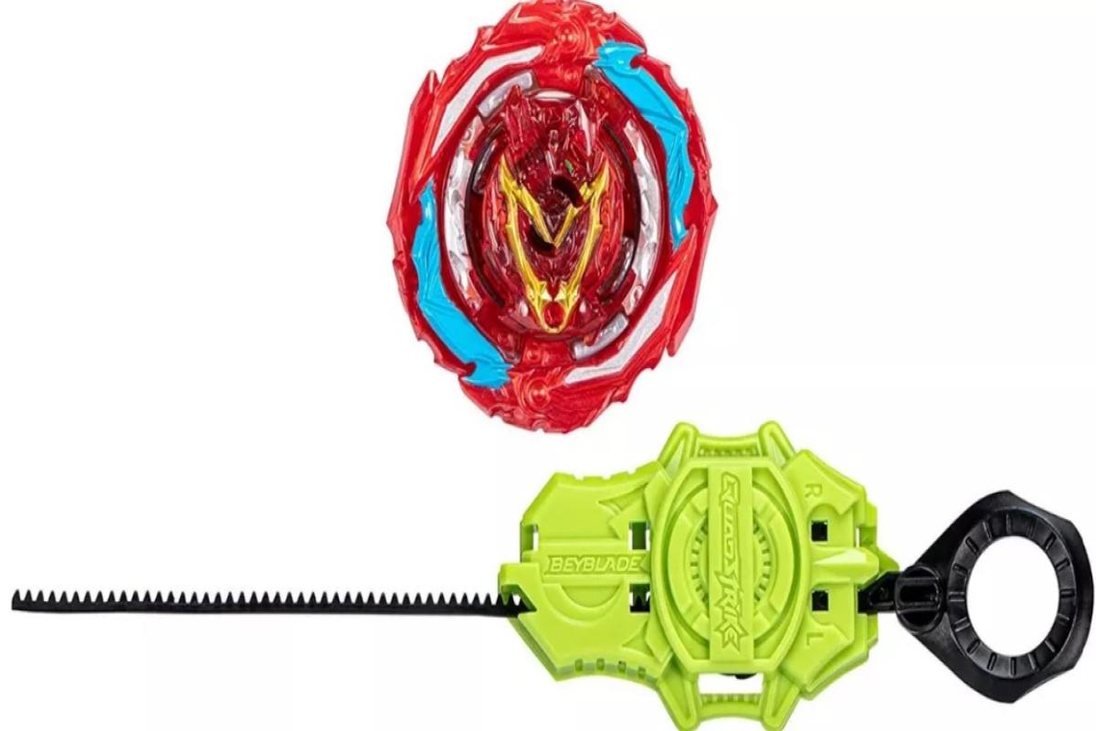 アキウル　ブラン✖︎4個 Beyblade Quad Strike 4 Em 1 Zeal Achilles A8 - Hasbro F6806