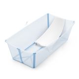 Banheira Para Bebês Stokke Flexi Bath G-large Azul Marinho Com Suporte