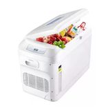 Mini Geladeira Portatil Tomate Branca 28 Litros: Compacta, Leve E Eficiente, Ideal Para O Seu Estilo De Vida