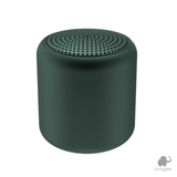 Mini Caixa de Som Bluetooth InPods LittleFUN Portátil USB  Verde Metálico