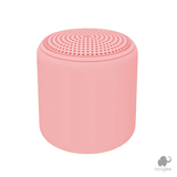 Mini Caixa de Som Bluetooth InPods LittleFUN Portátil USB Rosa