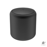 Mini Caixa de Som Bluetooth InPods LittleFUN Portátil USB  Preto Metálico