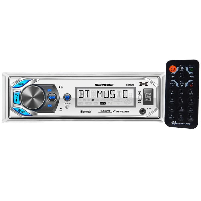 Rádio Mp3 Hurricane Marinizado Bluetooth Marini Barco