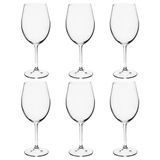 Jogo Com 6 Taças Bohemia De Cristal Para Vinho Anna 450ml