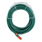 Suporte Mangueira Jardim Aço Cromado Resistente Para Parede