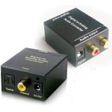 Conversor Óptico Coaxial Digital Para Som Analógico Saida RC