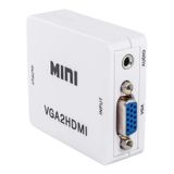 Mini Adaptador Conversor Vga Para Hdmi