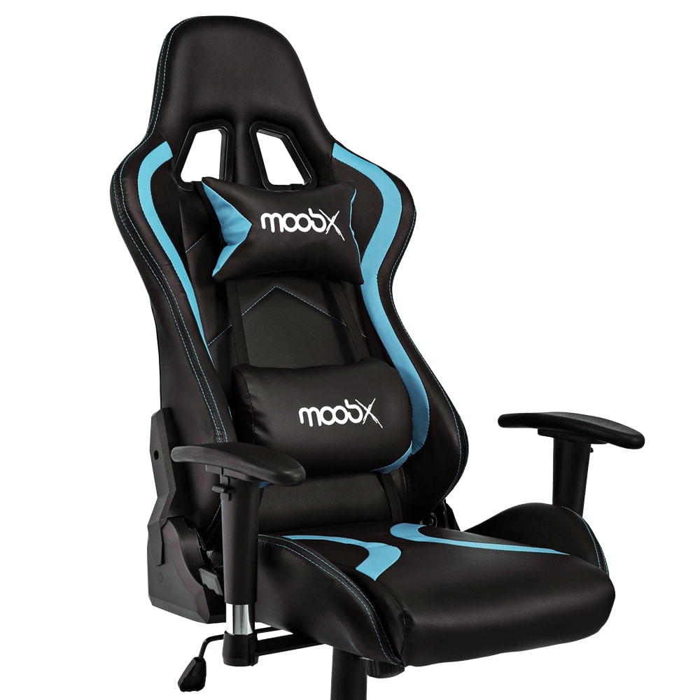 Cadeira Gamer Thunder Preto e Azul