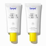 Protetor Solar Supergoop! Mineral Sheerscreen Spf 30 44 Ml Pacote Com 2