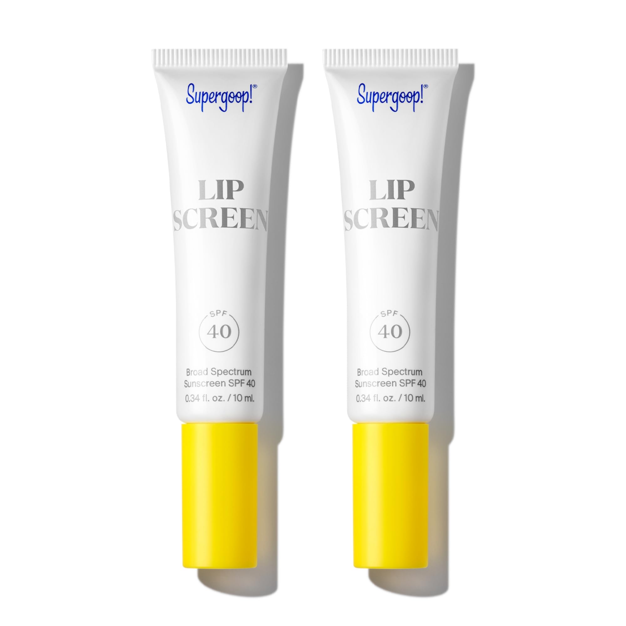 Brilho Labial Supergoop! Lipscreen Shine Spf 40, Pacote Com 2