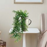 2 Plantas Pendente Chifre De Veado Artificial Para Enfeite De Ambiente Suspenso – Decoração Simples Em Casa