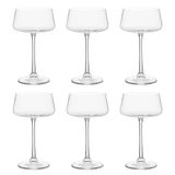Jogo Com 6 Taças Bohemia De Cristal Para Coquetel 220ml