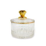 Pote Decorativo De Vidro Com Tampa 7 Cm N244511-1 - Quanhe