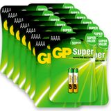 Pilhas Aaaa Mini Alcalina Super Gp 15 Cartelas Com 2 Un - 30 Unidades