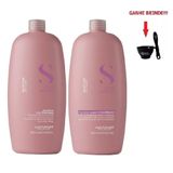 Kit Shampoo e Condicionador Leave-In 1L Alfaparf Moisture