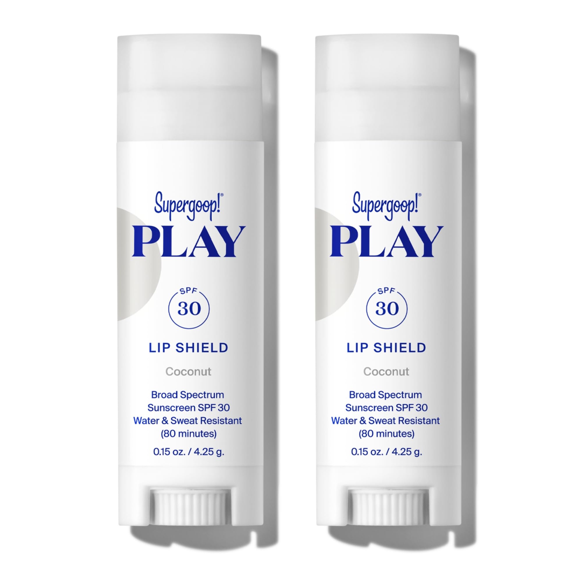 Protetor Labial Supergoop! Pacote Com 2 Play Spf 30 Com Coco