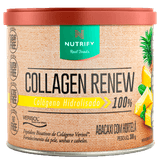 Collagen Renew Hidrolisado Nutrify - 300g - Colágeno Verisol Abacaxi C/ Hortelã