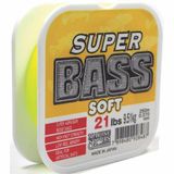 Linha Super Bass Soft 0,370mm 21lb Monofilamento Amarela 250m