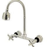Torneira De Parede Cozinha Gourmet Misturador Cromada - Flex