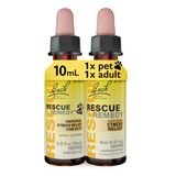 Pacote De Alívio De Estresse Rescue Remedy Dropper De 10 Ml Para Animais De Estimação E Pessoas