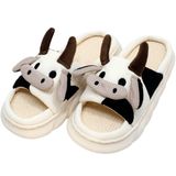 Pantufas Chinelo Sapatos De Inverno Vaquinha Pelúcia Macio