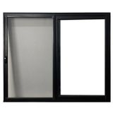 Janela Vitro 2 Folhas De Correr Tela Mosquiteira Alumínio 100cm X 120cm Preto