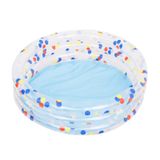 Piscina Infantil Alpaca 3 Anéis 100cmx30cm Transparente