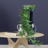 5 Plantas Pendente Chifre De Veado Artificial (75cm) Transforme Seu Espaço Com Decorações Permanentes