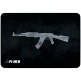 Mousepad Gamer AK47 Borda Costurada Médio 21x29 rg-mp-04-ak