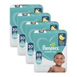 KIt Fralda Pampers Confort Sec Tamanho XXG com 120 Unidades