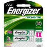 Pilha Recarregável Energizer Aa Com 2.un