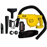 Soprador E Aspirador Bt-dz19 Para Folhas Portátil 48v Com Maleta E Bateria Recarregável 2200w