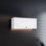Armário Aéreo 1 Porta Basculante 80cm Emily Henn Branco HP