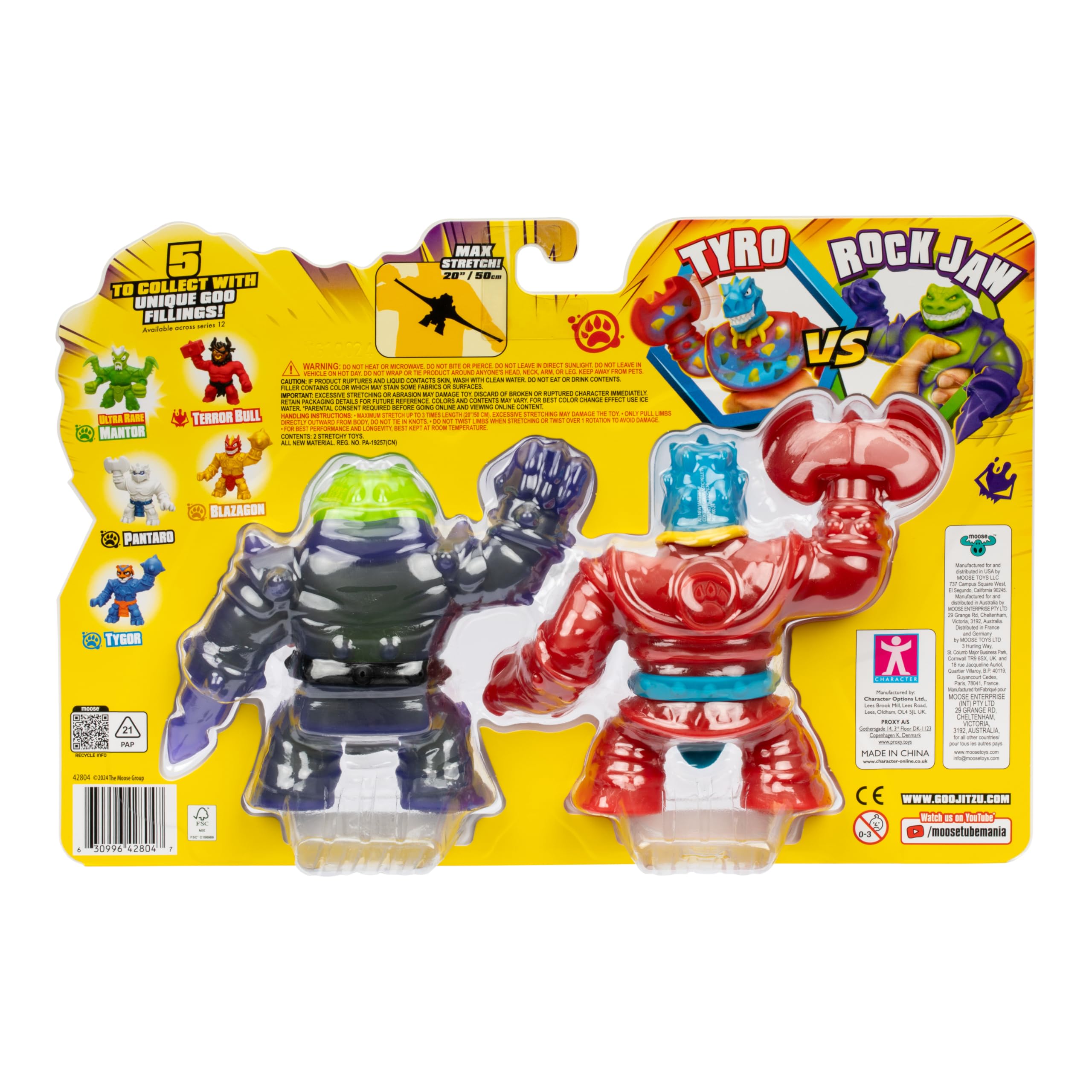 Figuras De Ação Heroes Of Goo Jit Zu Smash Strikers Tyro Vs Rock