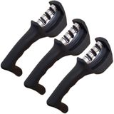 3 Afiador Amolador De Faca Tesoura 3 Fases Profissional 20cm