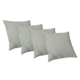 4 Capas Almofada Luxo 50x50 Suede Felpudo Com Ziper Fendi