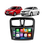 Kit Multimidia Sandero Logan 15 / 23 Androidauto 9 Pol Bt Usb Fm - Roadstar 908br
