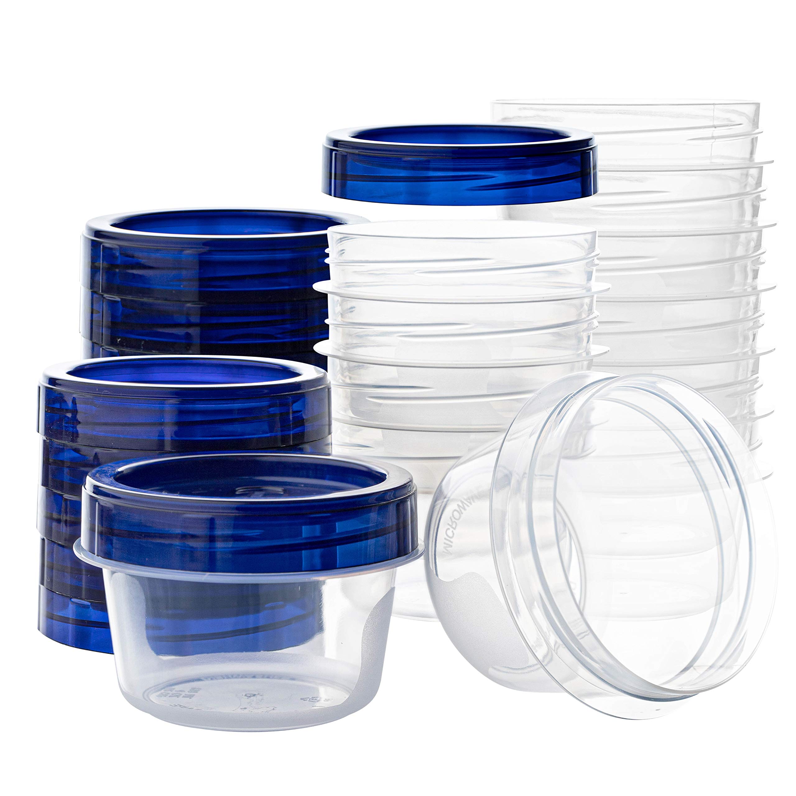 Deli Containers Plasticpro Twist Top 120 Ml (4 Oz), Pacote Com 12