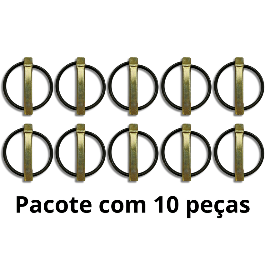 Pino Trava Quebra Dedo 5,0mm X 50mm Implemento Agrícola 10 Peças - imagem 4