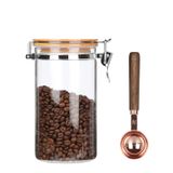 Recipiente De Armazenamento De Grãos De Café Kkc Borosilicate Glass 1200ml