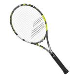 Raquete Tênis Babolat Evo Aero 275g Cinza Branca E Amarela