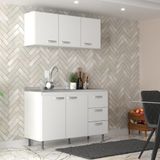 Cozinha Modulada 2 Peças Sem Tampo Ipanema Evidência Móveis