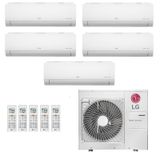 Ar Condicionado Multi Split Inverter Lg 48 000 4x Evap Hw 12 000 1x Evap Hw 24 000 Quente Frio 220v