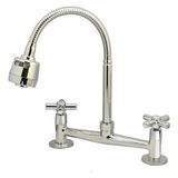 Torneira De Mesa Cozinha Gourmet Misturador Cromada - Flex