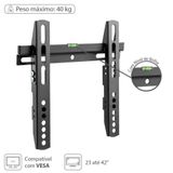 Suporte Para Tv Led Lcd Fixo 23&#39;&#39; A 42&#39;&#39; Com Nivel De Bolha
